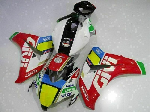 Cheap 2008-2011 Red White Honda CBR1000RR Bike Fairing