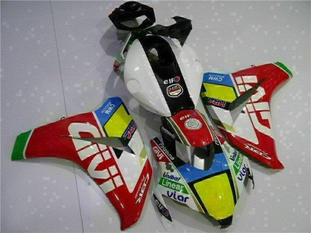 Cheap 2008-2011 Red White Honda CBR1000RR Bike Fairing