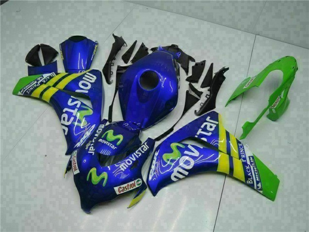 Cheap 2008-2011 Green Blue Honda CBR1000RR Motorcycle Replacement Fairings
