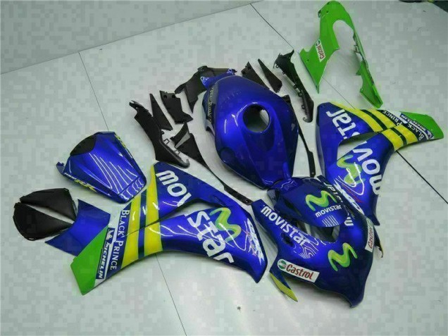 Cheap 2008-2011 Green Blue Honda CBR1000RR Motorcycle Replacement Fairings