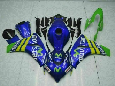 Cheap 2008-2011 Green Blue Honda CBR1000RR Motorcycle Replacement Fairings