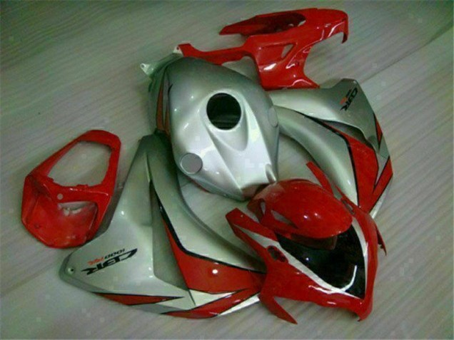 Cheap 2008-2011 Red Silver Honda CBR1000RR Motorbike Fairing