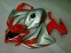 Cheap 2008-2011 Red Silver Honda CBR1000RR Motorbike Fairing