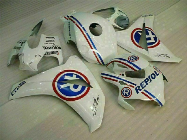 Cheap 2008-2011 White Blue Repsol Honda CBR1000RR Bike Fairing