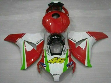 Cheap 2008-2011 Red White Honda CBR1000RR Bike Fairings