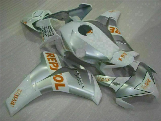 Cheap 2008-2011 Silver Honda CBR1000RR Motorbike Fairing