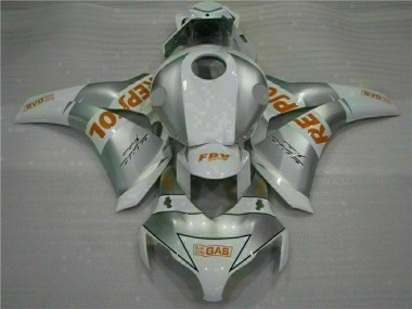 Cheap 2008-2011 Silver Honda CBR1000RR Motorbike Fairing