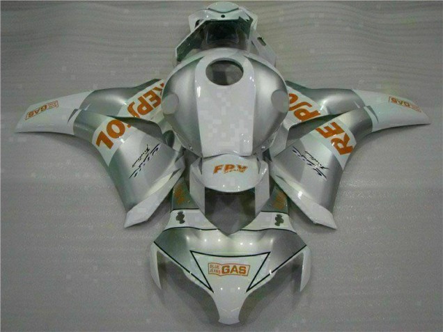 Cheap 2008-2011 Silver Honda CBR1000RR Motorbike Fairing