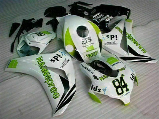 Cheap 2008-2011 White Green Hannspree 84 Honda CBR1000RR Motorcycle Bodywork