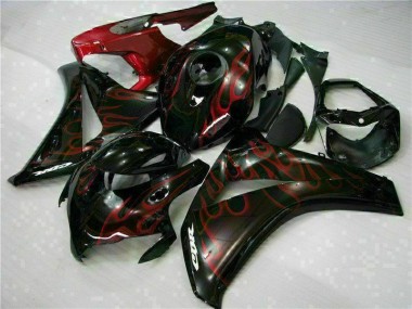 Cheap 2008-2011 Red Flame Honda CBR1000RR Motorbike Fairing Kits
