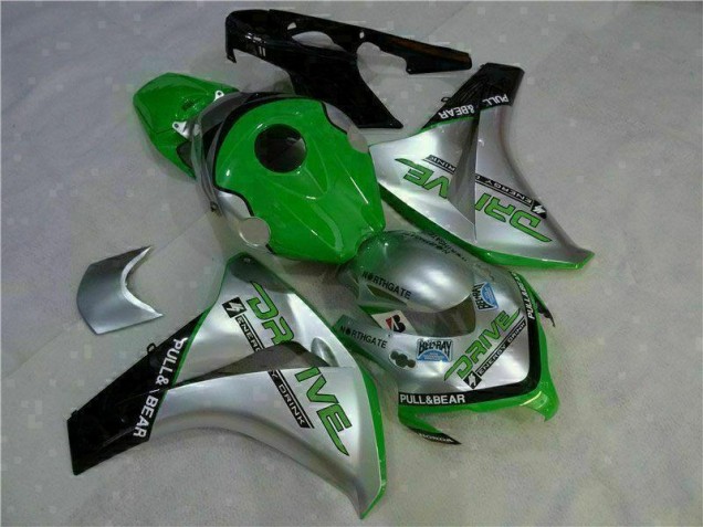 Cheap 2008-2011 Green Silver Honda CBR1000RR Moto Fairings