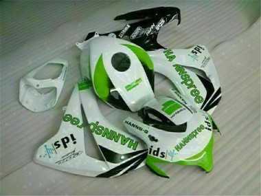 Cheap 2008-2011 Green White Honda CBR1000RR Replacement Fairings
