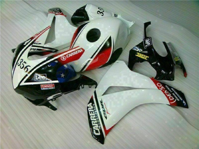 Cheap 2008-2011 White Black Honda CBR1000RR Motorcylce Fairings & Plastics