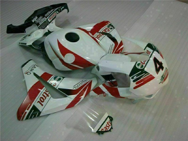 Cheap 2008-2011 White Castrol 4 Honda CBR1000RR Motorcycle Fairing