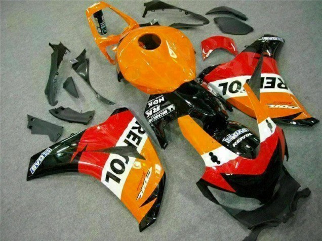 Cheap 2008-2011 Orange Repsol Honda CBR1000RR Motorcycle Fairing Kits