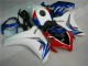 Cheap 2008-2011 White Blue Honda CBR1000RR Bike Fairing & Plastics