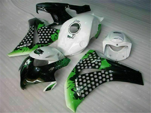 Cheap 2008-2011 Green White Honda CBR1000RR Motor Bike Fairings