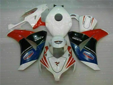 Cheap 2008-2011 Red White Honda CBR1000RR Bike Fairing Kit