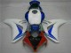 Cheap 2008-2011 White Blue Honda CBR1000RR Motorcycle Fairings Kits