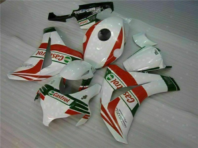 Cheap 2008-2011 White Red Honda CBR1000RR Motorcycle Replacement Fairings