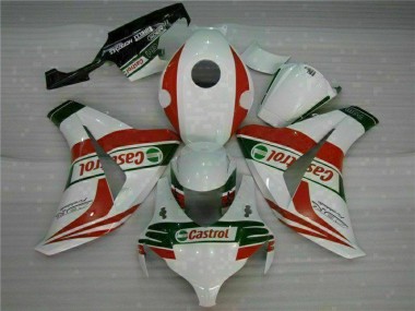 Cheap 2008-2011 White Red Honda CBR1000RR Motorcycle Replacement Fairings
