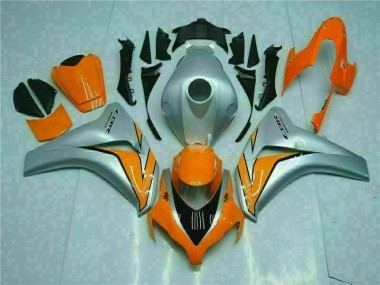 Cheap 2008-2011 Orange Silver Honda CBR1000RR Motorcyle Fairings