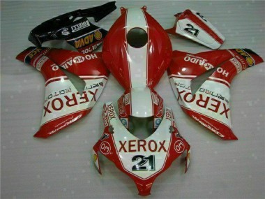 Cheap 2008-2011 Red Xerox 21 Honda CBR1000RR Motorcycle Fairings Kit