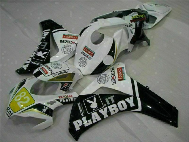 Cheap 2008-2011 White Black Playboy Honda CBR1000RR Motorcylce Fairings & Bodywork Cheap 2008-2011 White Black Playboy Honda CBR1000RR Motorcylce Fairings & Bodywork