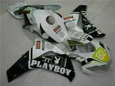 Cheap 2008-2011 White Black Playboy Honda CBR1000RR Motorcylce Fairings & Bodywork