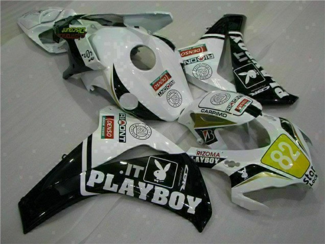 Cheap 2008-2011 White Black Playboy Honda CBR1000RR Motorcylce Fairings & Bodywork Cheap 2008-2011 White Black Playboy Honda CBR1000RR Motorcylce Fairings & Bodywork