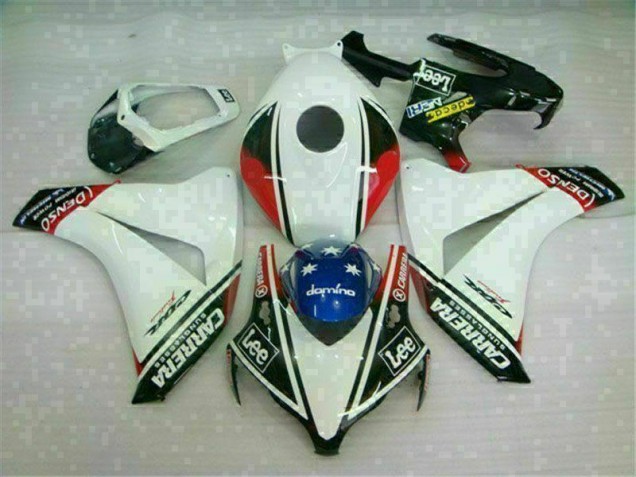 Cheap 2008-2011 White Honda CBR1000RR Motorcycle Fairings & Plastics