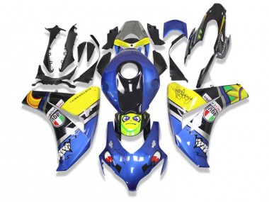 Cheap 2008-2011 Blue Shark Honda CBR1000RR Motor Fairings