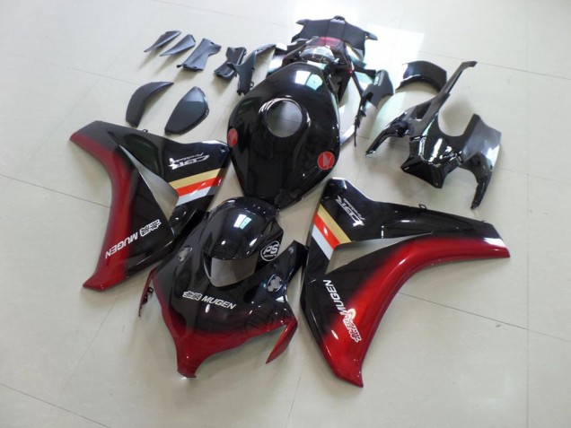 Cheap 2008-2011 Black Red Mugen Honda CBR1000RR Motorcycle Fairings