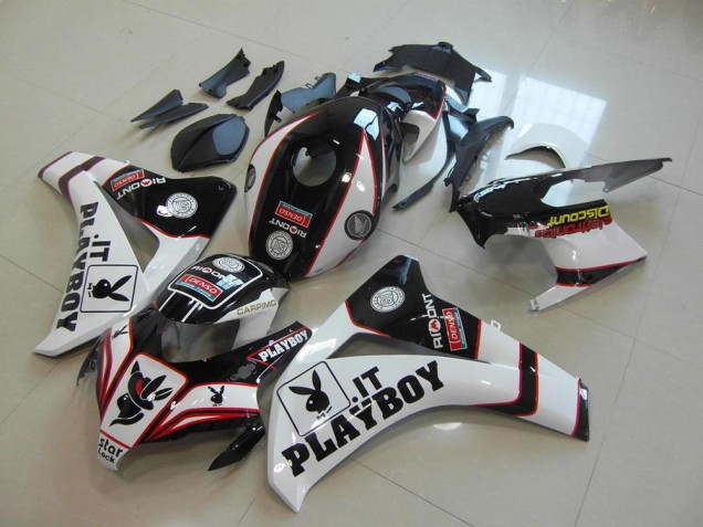 Cheap 2008-2011 Black Playboy Honda CBR1000RR Motor Bike Fairings