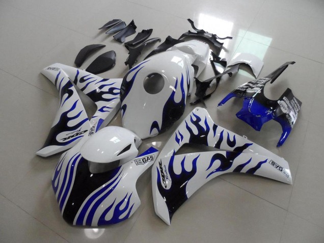 Cheap 2008-2011 Blue Black Flame Race Honda CBR1000RR Motorbike Fairing Kits