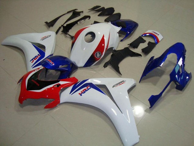 Cheap 2008-2011 White Blue Red HRC Honda CBR1000RR Motorcycle Fairings Kit