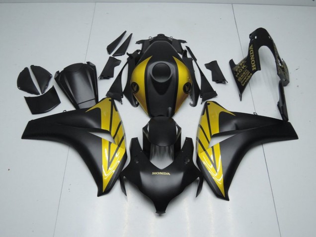 Cheap 2008-2011 Matte Black and Gold Honda CBR1000RR Bike Fairings Cheap 2008-2011 Matte Black and Gold Honda CBR1000RR Bike Fairings