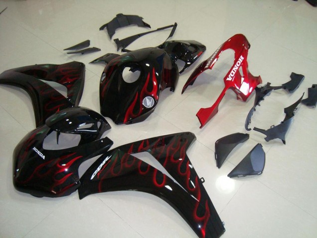 Cheap 2008-2011 Red Flame Race Honda CBR1000RR Motorcycle Fairing Kit