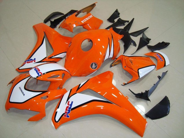 Cheap 2008-2011 Sunset Orange HRC Honda CBR1000RR Motorcycle Fairings Kit