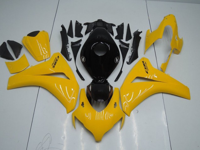 Cheap 2008-2011 Yellow and Black Honda CBR1000RR Bike Fairing