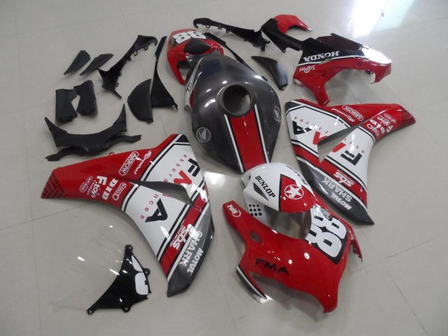 Cheap 2008-2011 Red and Grey Fma Honda CBR1000RR Motorbike Fairing