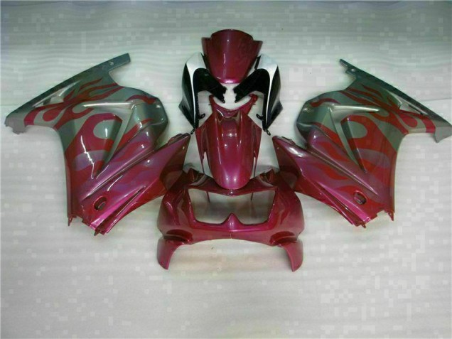 Cheap 2008-2012 Purple Red Kawasaki EX250 Replacement Motorcycle Fairings Cheap 2008-2012 Purple Red Kawasaki EX250 Replacement Motorcycle Fairings