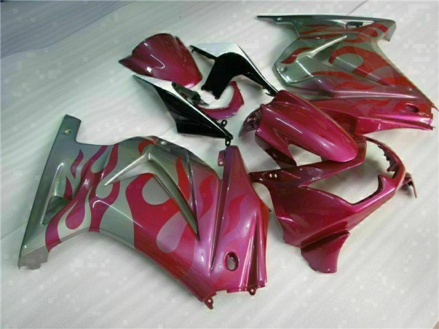 Cheap 2008-2012 Purple Red Kawasaki EX250 Replacement Motorcycle Fairings Cheap 2008-2012 Purple Red Kawasaki EX250 Replacement Motorcycle Fairings