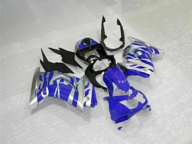 Cheap 2008-2012 Black Blue Kawasaki EX250 Replacement Fairings Cheap 2008-2012 Black Blue Kawasaki EX250 Replacement Fairings