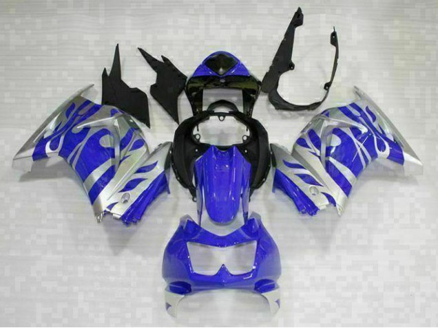 Cheap 2008-2012 Black Blue Kawasaki EX250 Replacement Fairings Cheap 2008-2012 Black Blue Kawasaki EX250 Replacement Fairings