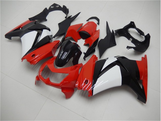 Cheap 2008-2012 Red Black White Kawasaki EX250 Motorcycle Fairings Cheap 2008-2012 Red Black White Kawasaki EX250 Motorcycle Fairings