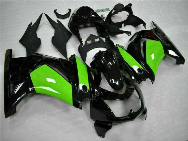 Cheap 2008-2012 Black Green Kawasaki EX250 Motorbike Fairings Cheap 2008-2012 Black Green Kawasaki EX250 Motorbike Fairings