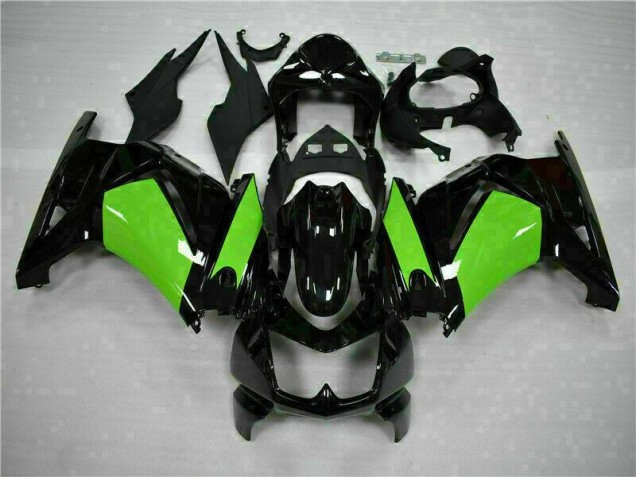 Cheap 2008-2012 Black Green Kawasaki EX250 Motorbike Fairings Cheap 2008-2012 Black Green Kawasaki EX250 Motorbike Fairings
