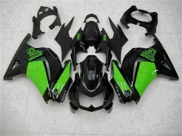 Cheap 2008-2012 Black Green Ninja Kawasaki EX250 Motorcycle Bodywork Cheap 2008-2012 Black Green Ninja Kawasaki EX250 Motorcycle Bodywork
