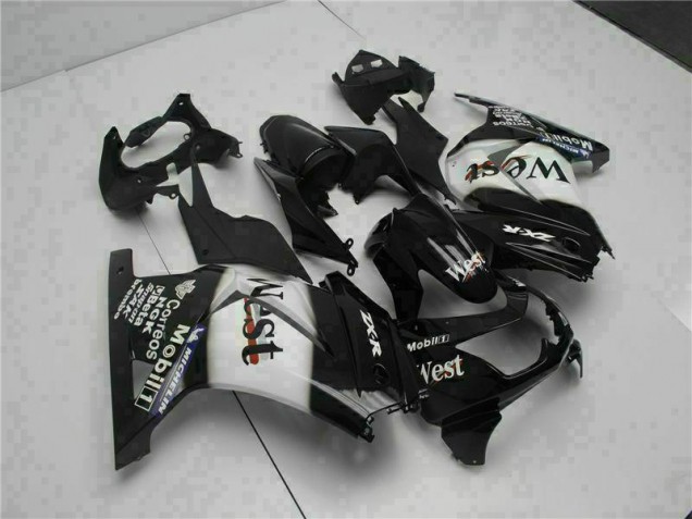 Cheap 2008-2012 Black West Kawasaki EX250 Motorcycle Fairings Kits Cheap 2008-2012 Black West Kawasaki EX250 Motorcycle Fairings Kits